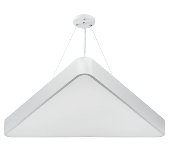 Подвесной светильник LED ЭРА Geometria Delta SPO151W40K030 30Вт, 4000К, 2900Лм, IP40, 60080, белый, драйвер Б0058868