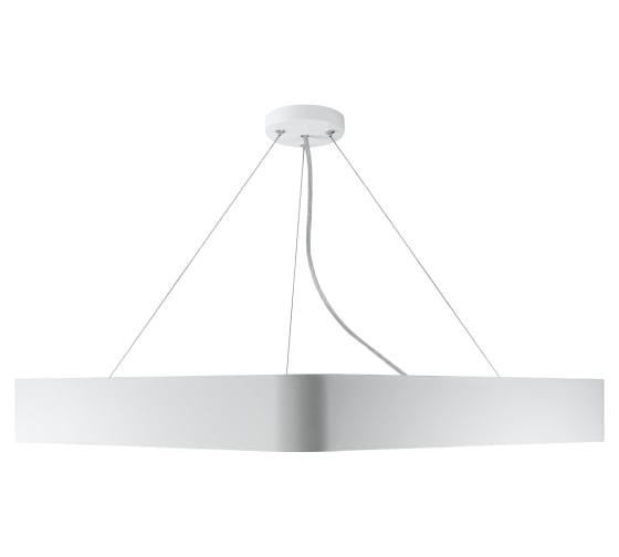 Подвесной светильник LED ЭРА Geometria Delta SPO151W40K030 30Вт, 4000К, 2900Лм, IP40, 60080, белый, драйвер Б0058868