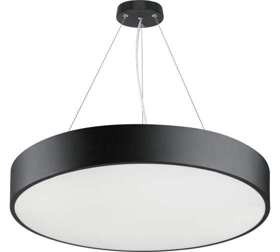 Подвесной светильник LED ЭРА Geometria Ring SPO131B40K045 45Вт, 4000К, 4000Лм, IP40, 600х80, черный, драйвер Б0058899