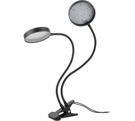 Светильник для растений на прищепке ЭРА FITO20WАLEDR красно-синего спектра, 20 Вт, черный Б0053290