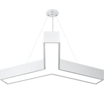 Подвесной светильник LED ЭРА Geometria Igrek SPO142W40K044 44Вт, 4000K 3000Лм, IP40, 800х80, белый, драйвер Б0058886
