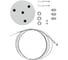 Подвесной светильник LED ЭРА Geometria Quadro SPO163W40K050 50Вт, 4000К, 3700Лм, IP40, 600х600х80, белый, драйвер Б0058896 6