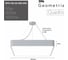 Подвесной светильник LED ЭРА Geometria Quadro SPO163W40K050 50Вт, 4000К, 3700Лм, IP40, 600х600х80, белый, драйвер Б0058896 7
