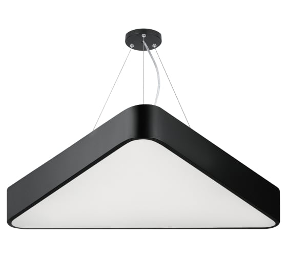 Подвесной светильник LED ЭРА Geometria Delta SPO151B40K030 30Вт, 4000К, IP40, черный, драйвер внутри Б0058867