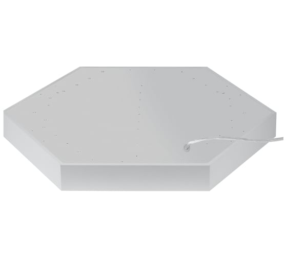 Подвесной светильник LED ЭРА Geometria Hexagon SPO121W40K038 38Вт, 4000K 4000Лм, IP40, 600х80, белый, драйвер Б0058876