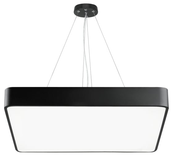 Подвесной светильник LED ЭРА Geometria Quadro SPO163B40K050 50Вт, 4000К, 3700Лм, IP40, 600х600х80, черный, драйвер Б0058895