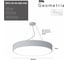 Подвесной светильник LED ЭРА Geometria Ring SPO131W40K045 45Вт, 4000K 4000Лм, IP40, 600х80, белый, драйвер Б0058900 5