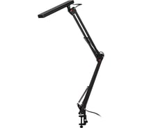 Светодиодный настольный светильник ЭРА NLED5078WBK на струбцине, черный Б0058338