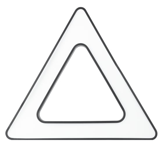 Подвесной светильник LED ЭРА Geometria Delta SPO153B40K030 30Вт, 4000К, 2100Лм, IP40, 600х80, черный, драйвер Б0058871