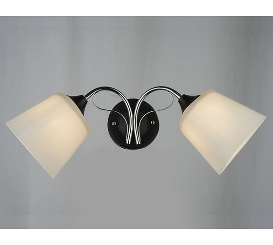 Настенный светильник Мелодия Света P6884-2W BK+CR 000027709