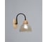 Настенный светильник Мелодия Света PL8998-1W BK+Wood 000060420 1