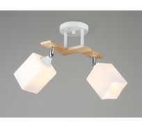 Потолочная люстра Мелодия Света SL2919-2 WT+Wood 000060409