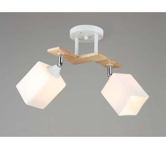 Потолочная люстра Мелодия Света SL2919-2 WT+Wood 000060409 1