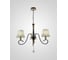 Подвесная люстра Мелодия Света PL6238-3 BK+Wood 000060427 2