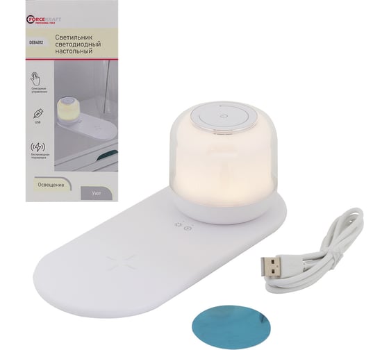 Настольный светодиодный светильник Forcekraft 600mah (белый) FK-DEB4012(54588) 1