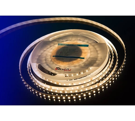 Светодиодная лента DesignLed DSG 2835 DW 98L-V24-IP33, 4000 K, 490 LED, 10W/m, LUX DSG298-24-NW-33