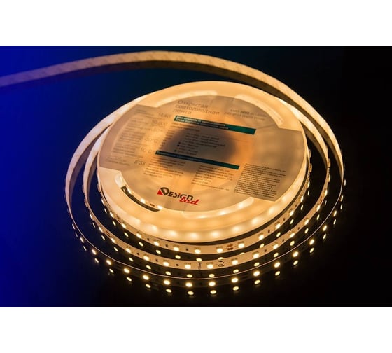 Светодиодная лента DesignLed DSG 5050 WW 60L-V24-IP33, 2700 K, 300 LED, 14.4W/m, LUX DSG560-24-WW-33