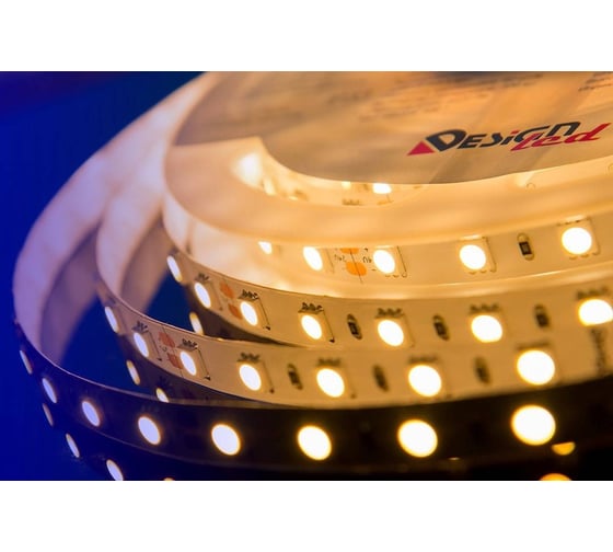 Светодиодная лента DesignLed DSG 5050 WW 60L-V24-IP33, 2700 K, 300 LED, 14.4W/m, LUX DSG560-24-WW-33