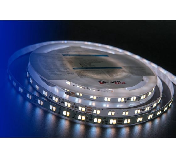 Светодиодная лента DesignLed DSG 5730 WW+W 120L-V24-IP33, 2700+6000 K, 600 LED, 26,8W/m, 5000*10*2 mm DSG7120-24-W+WW-33