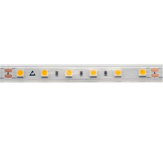 Светодиодная лента DesignLed DSG 5050 WW 60L-V24-IP65, 2700 K, 300 LED, 14.4W/m, LUX DSG560-24-WW-65