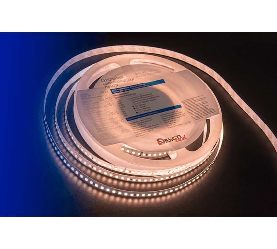 Светодиодная лента DesignLed DSG 2835 WW 168L-V24-IP33, 2700 K, 840 LED, 17W/m, 5000*10*2 mm DSG2168-24-WW-33