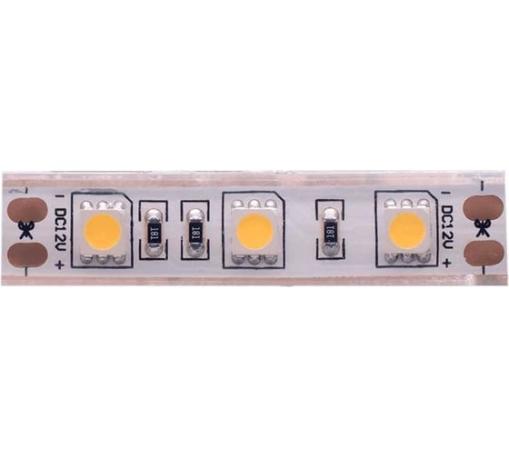 Светодиодная лента SWG 14,4 Вт/м SMD5050, IP68, Теплый, 12В, 3М SWG560-12-14.4-WW-68-M