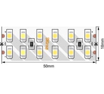 Светодиодная лента SWG 19,2 Вт/м SMD3528, 24В, IP20, Теплый, 3М SWG3240-24-19.2-WW-M