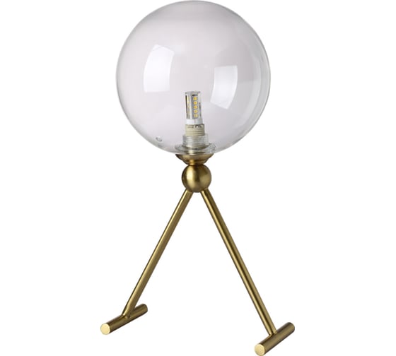 Настольная лампа Crystal lux Andres LG1 Bronze/Transparente