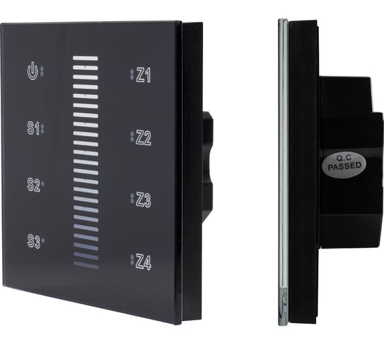 Сенсорная панель INTELLIGENT ARLIGHT DALI-901-11-ADDR-3SC-DIM-DT6-IN Black IARL, IP20 Пластик 1шт 037189 1