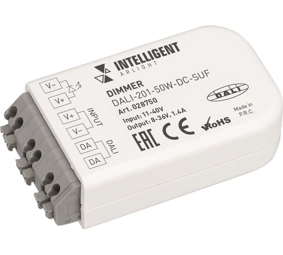 Диммер INTELLIGENT ARLIGHT DALI-201-50W-DC-SUF 1шт 028750 1