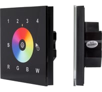 Сенсорная панель INTELLIGENT ARLIGHT DALI-901-11-4G-RGBW-DT6-IN Black IARL, IP20 Пластик 1шт 037203