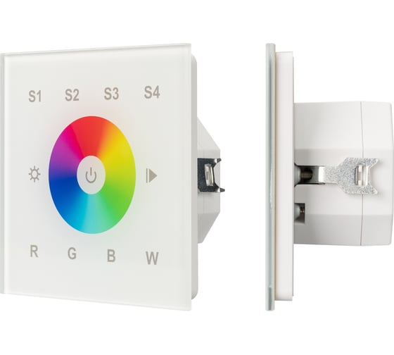 Сенсорная панель INTELLIGENT ARLIGHT DALI-901-11-4G-RGBW-DT8-IN White IARL, IP20 Пластик 1шт 037202 1
