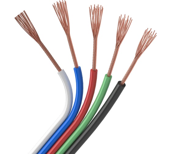 Шлейф питания Arlight ARL-18AWG-5Wire-CU 026354 50 м