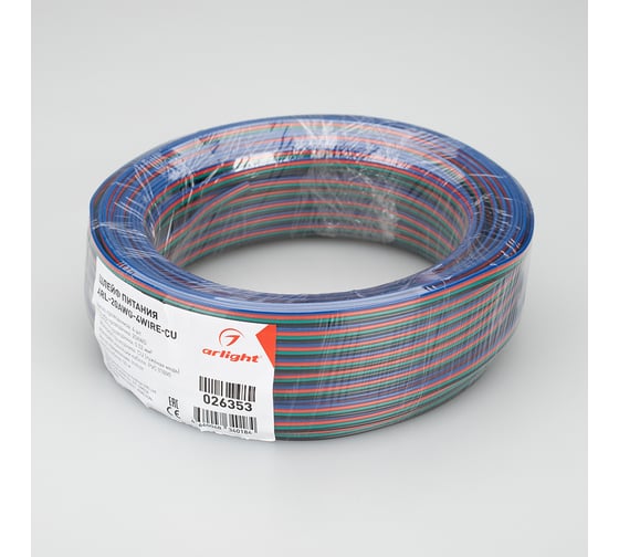 Шлейф питания Arlight ARL-20AWG-4Wire-CU 026353 50 м