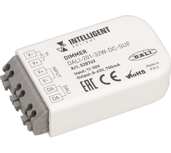 Диммер INTELLIGENT ARLIGHT DALI-201-32W-DC-SUF 1шт 028749