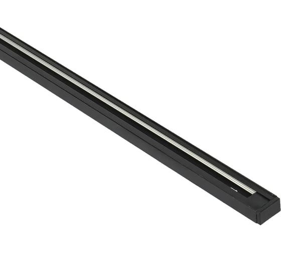 Осветительный однофазный шинопровод IEK Lighting 1,5м, черный, в комплекте с токовводом и заглушкой LT-SO0D-SPD-1-D15-K02-1
