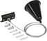 Комплект подвеса для шинопровода IEK Lighting с тросом 1,5м, черный LT-SO0D-KPT-D15-K02 1