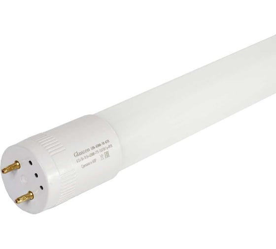 Светодиодная линейная лампа GLANZEN T8 1.2 м LED-6500-18-G13 КА-00008628 1