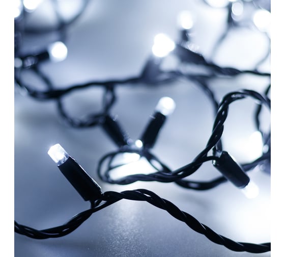 Светодиодная гирлянда Ardecoled ARD-STRING-CLASSIC-10000-BLACK-100LED-STD WHITE 025796