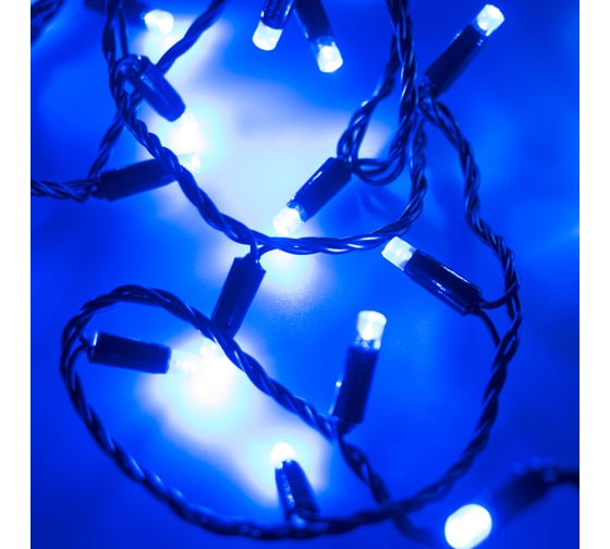 Светодиодная гирлянда Ardecoled ARD-STRING-CLASSIC-10000-BLACK-100LED-STD BLUE 025802