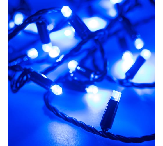 Светодиодная гирлянда Ardecoled ARD-STRING-CLASSIC-10000-BLACK-100LED-STD BLUE 025802