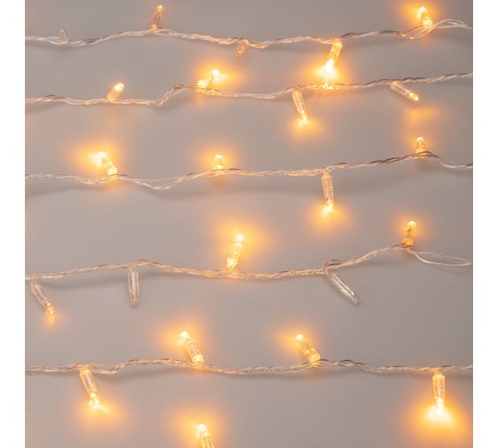 Светодиодная гирлянда Ardecoled ARD-STRING-CLASSIC-1000-CLEAR-100LED-PULSE Yellow 031642