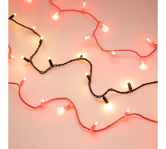 Светодиодная гирлянда Ardecoled ARD-STRING-CLASSIC-10000-BLACK-100LED-MILK-STD Warm, 028209