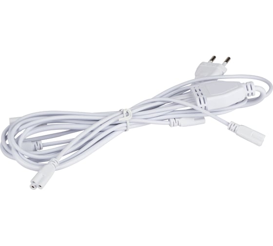 Сетевой разветвитель для фитолампы ЭРА FITO 5х IEC C5 (3pin), 2 м, для подключения 5 светильников Б0059055 1