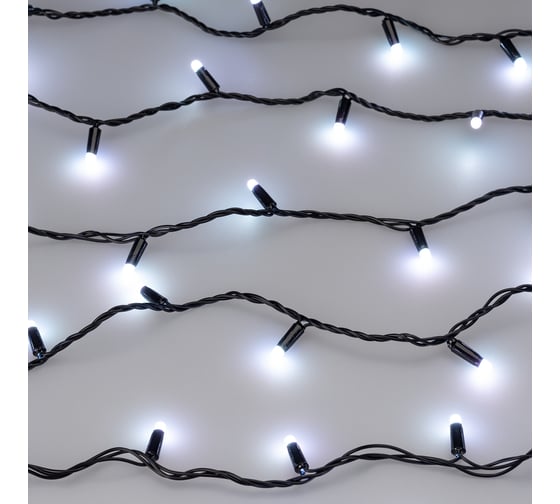 Светодиодная гирлянда Ardecoled ARD-STRING-CLASSIC-10000-BLACK-100LED-MILK-SYNC RGB, 028214