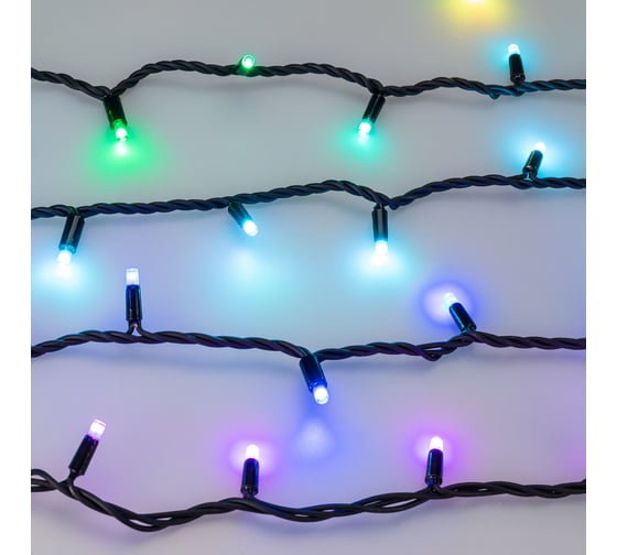 Светодиодная гирлянда Ardecoled ARD-STRING-PRO-10000-BLACK-95LED-LIVE RGBW-DMX 031751
