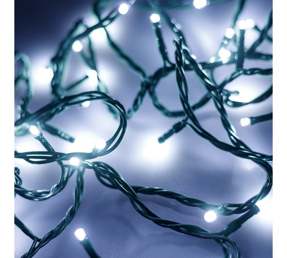 Светодиодная гирлянда Ardecoled ARD-STRING-HOME-5000-GREEN-50LED-FLASH WHITE 025767