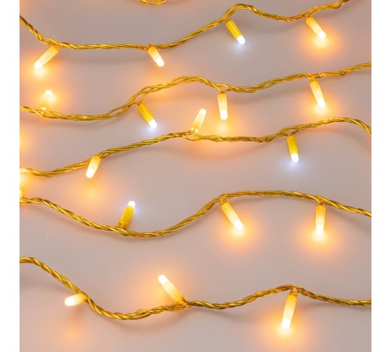 Светодиодная гирлянда Ardecoled ARD-STRING-CLASSIC-10000-YELLOW-100LED-MILK-FLASH Yellow Ardec 031201