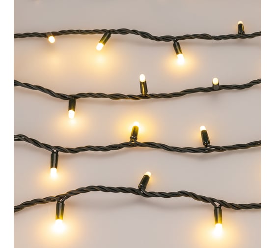 Светодиодная гирлянда Ardecoled ARD-STRING-PRO-1000-GREEN-100LED-MILK-PULSE Warm 031662