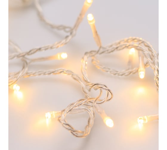 Светодиодная гирлянда Ardecoled ARD-STRING-HOME-5000-CLEAR-50LED-STD WARM 025749